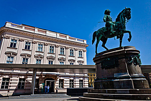 骑马雕像,维也纳,奥地利