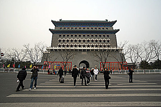 北京前门正阳门古建筑