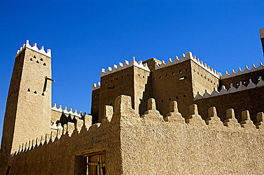 沙特阿拉伯,靠近,乡村,宫殿