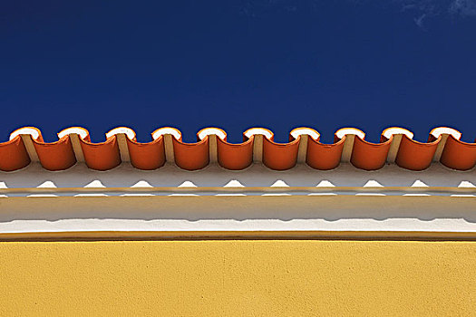 瓦屋顶,凸起,里斯本,葡萄牙