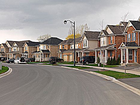 新家,建造,街道,安大略省,加拿大