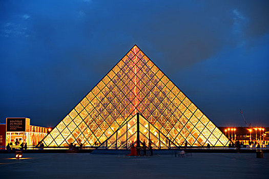 巴黎,法国,五月,卢浮宫,特写,上方,展示,留白,最大,博物馆