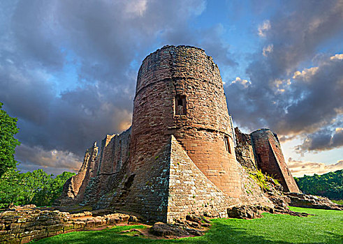 12世纪,中世纪,遗址,城堡,要塞,赫里福德郡,英格兰,英国,欧洲