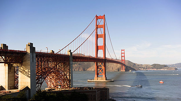 金门大桥,堡垒,旧金山湾,加利福尼亚