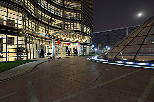 现代建筑夜景