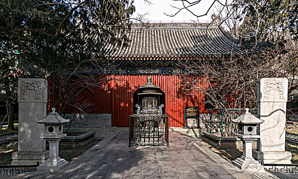 北京卧佛寺天王殿