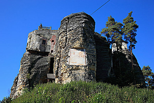 城堡,重要,北方,波希米亚,市区,捷克共和国,欧洲