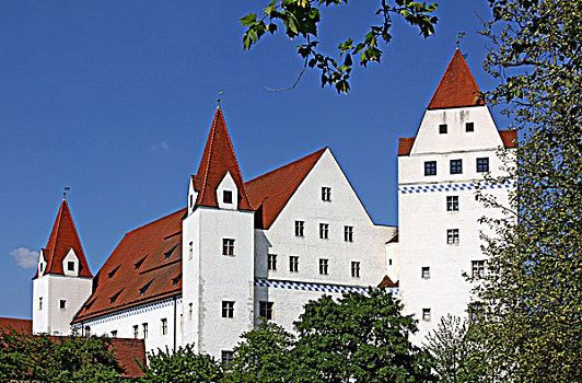 城堡,住宅,因格尔斯塔德特,巴伐利亚,德国,欧洲