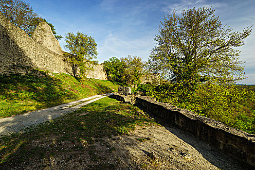 城堡遗迹,汉堡市,自然保护区