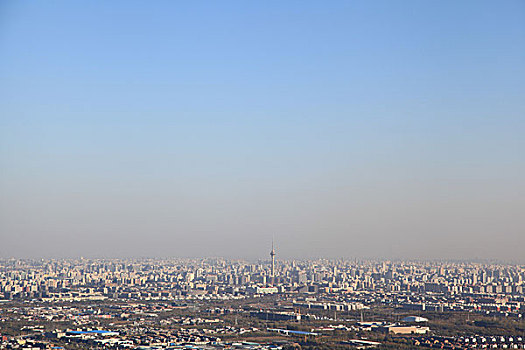 北京西山远眺