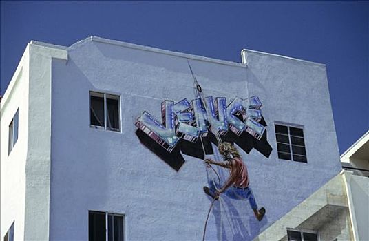 涂鸦,威尼斯海滩,加利福尼亚,美国