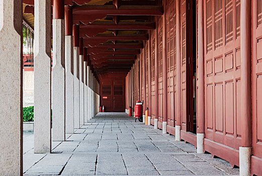 泉州文庙建筑风光中式建筑
