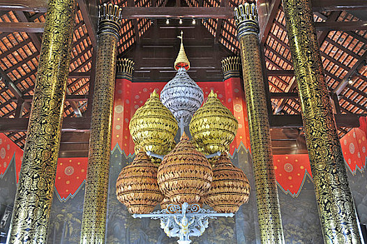 室内,宫殿,皇家行宮,清迈,泰国