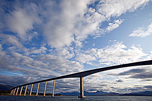 挪威,特罗姆瑟,区域,桥,一个,两个,连接,城市,岛屿