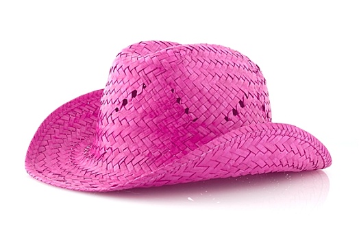 粉色,草帽