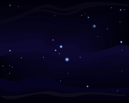 抽象,藍色,太空,背景,漂亮,夜空,星星,宇宙,文字,矢量,插畫