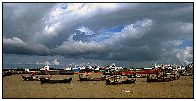 河,孟加拉,一月,2007年
