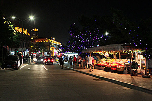 北戴河,海滨,建筑,欧式,俄罗斯,风格,夜景,保二路,静谧,安静