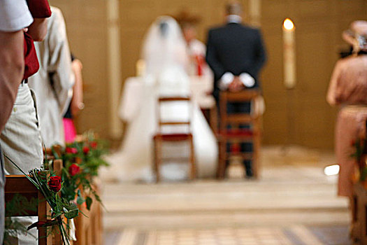 婚礼,天主教,教堂