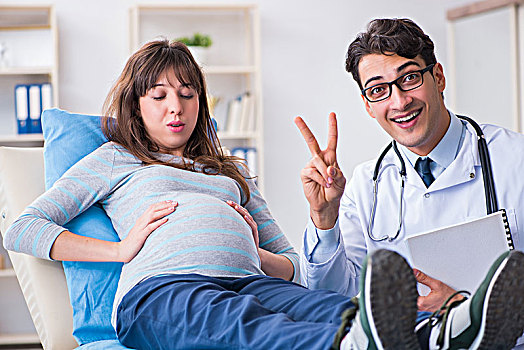 孕妇,医生,会诊