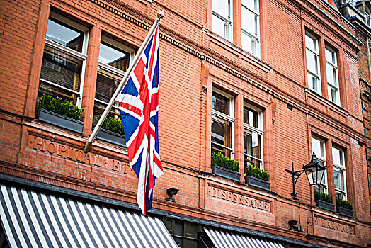 英国国旗,伦敦,英国