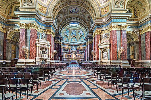 匈牙利,布达佩斯,大教堂,室内,大幅,尺寸