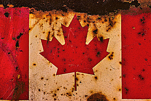 加拿大国旗,邮箱,艾伯塔省,加拿大