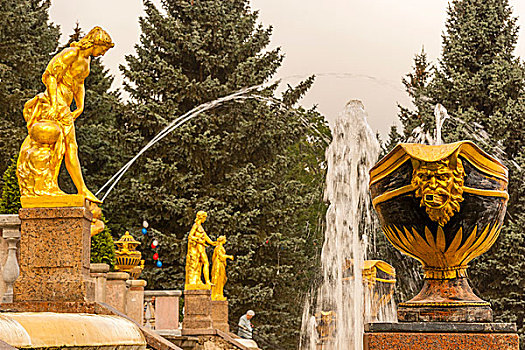 世界遗产,大喷泉,彼得夏宫,宫殿,圣彼得堡,俄罗斯