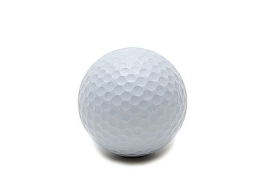 高尔夫球,隔绝,白色背景