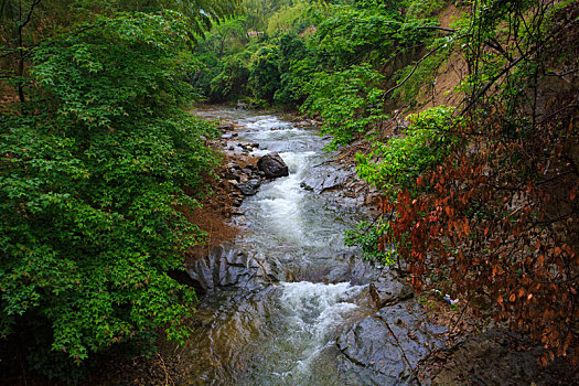 小溪,古桥,万年桥,山水,古村