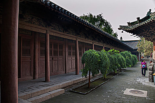 山西省晋中历史文化名城---榆次老城城隍庙内庭