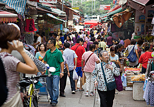 食品市场,香港