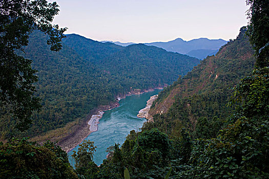 原生态,风景,河,东北方,印度,亚洲