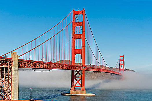金门大桥,雾,旧金山,加利福尼亚