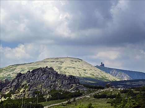 石头,顶峰,国家公园,东方,波希米亚,捷克共和国,欧洲