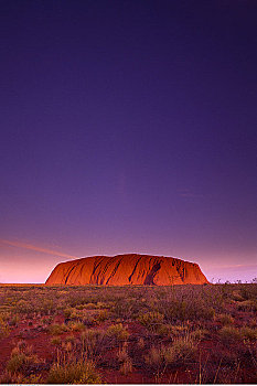 艾尔斯巨石,乌卢鲁巨石,乌卢鲁国家公园,澳大利亚