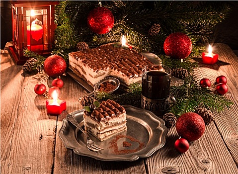 圣诞节,提拉米苏蛋糕