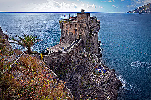 城堡,阿马尔菲海岸,意大利