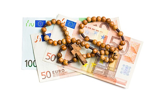 玫瑰园,欧元,钞票
