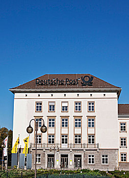 德国邮政,德国,柱子,办公室,枝条,柏林,欧洲