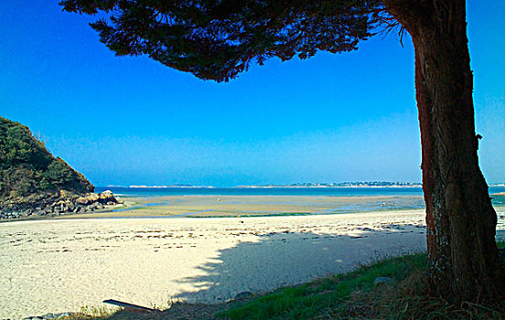 海滩,布列塔尼半岛,法国