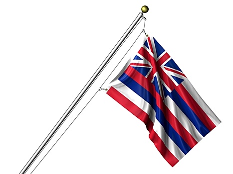 隔绝,夏威夷,旗帜