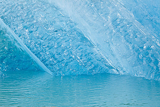冰山,恩迪科特湾,阿拉斯加,美国