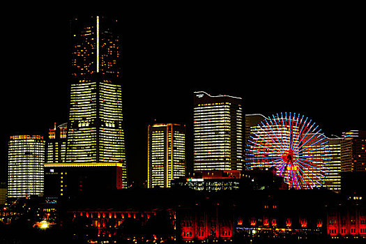 东京港区,夜晚