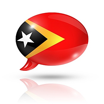 东帝汶,旗帜,对话气泡框
