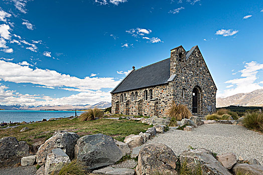 教堂,牧羊人,特卡波湖,坎特伯雷地区,南部地区,新西兰,大洋洲