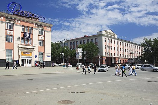 列宁,街道,广场