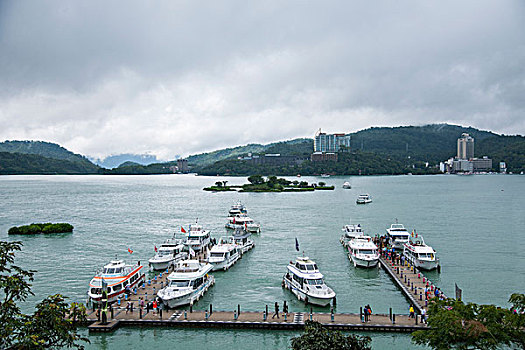 台湾南投县日月潭拉鲁岛游艇客运码头