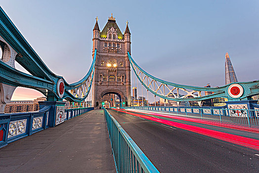 汽车,塔桥,伦敦,英国