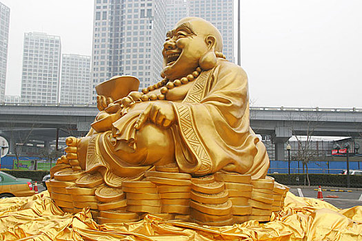 北京弥勒财神像